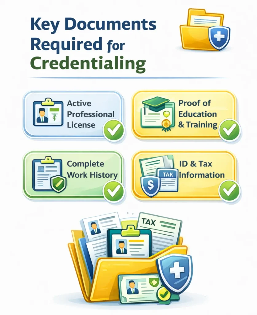Key Documents Required for Credentialing