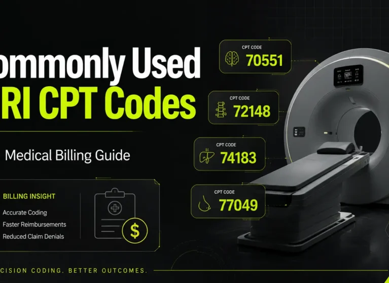 Commonly Used MRI CPT Codes for Medical Billing