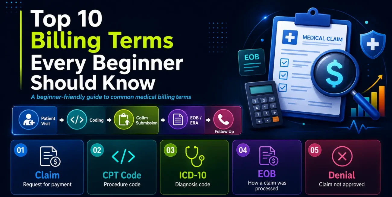 Top 10 Medical Billing Terms Every Beginner Should Know