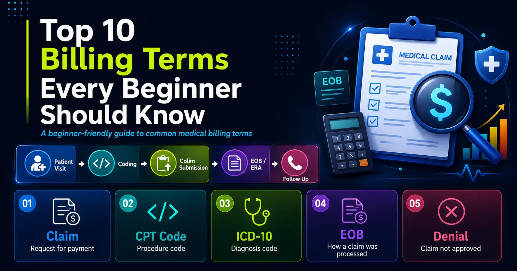 Top 10 Medical Billing Terms Every Beginner Should Know