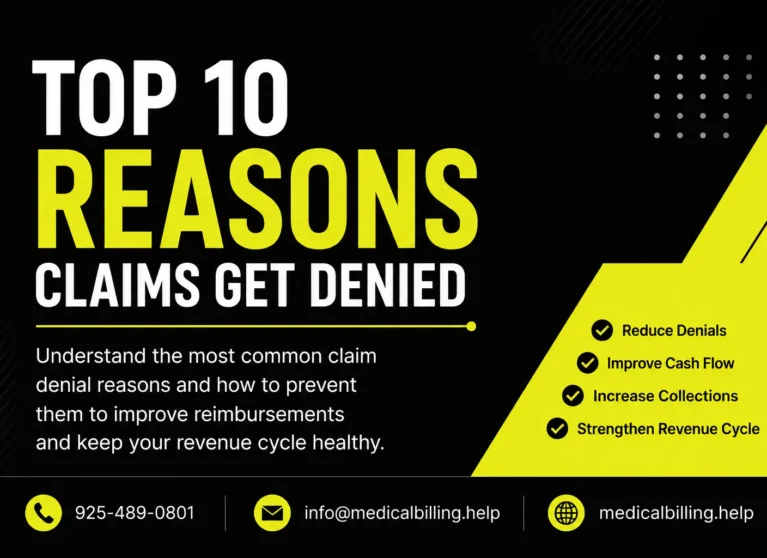 Top 10 Reasons Claims Get Denied - Medical Billing Help