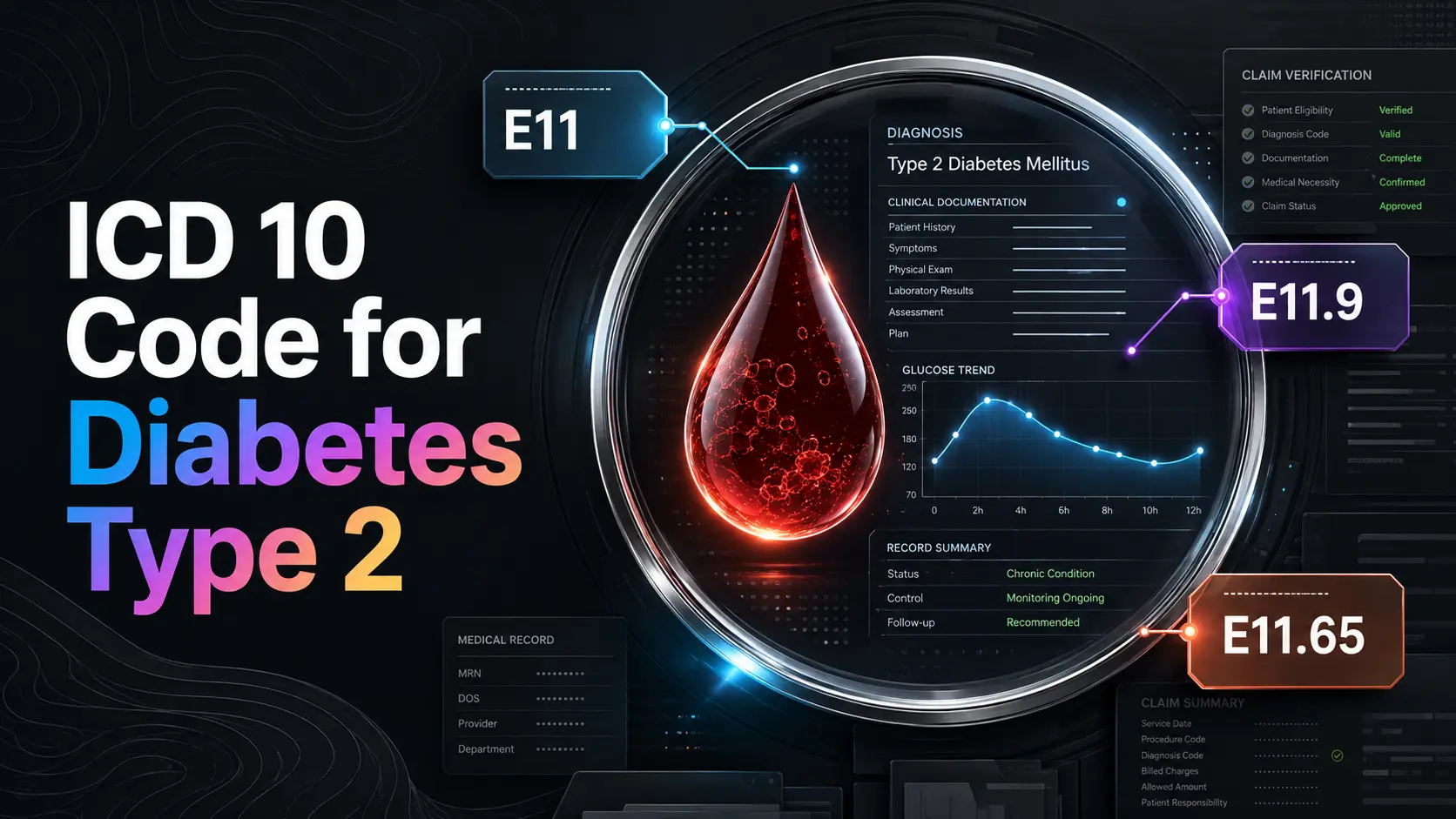 ICD 10 Code for Diabetes Type 2