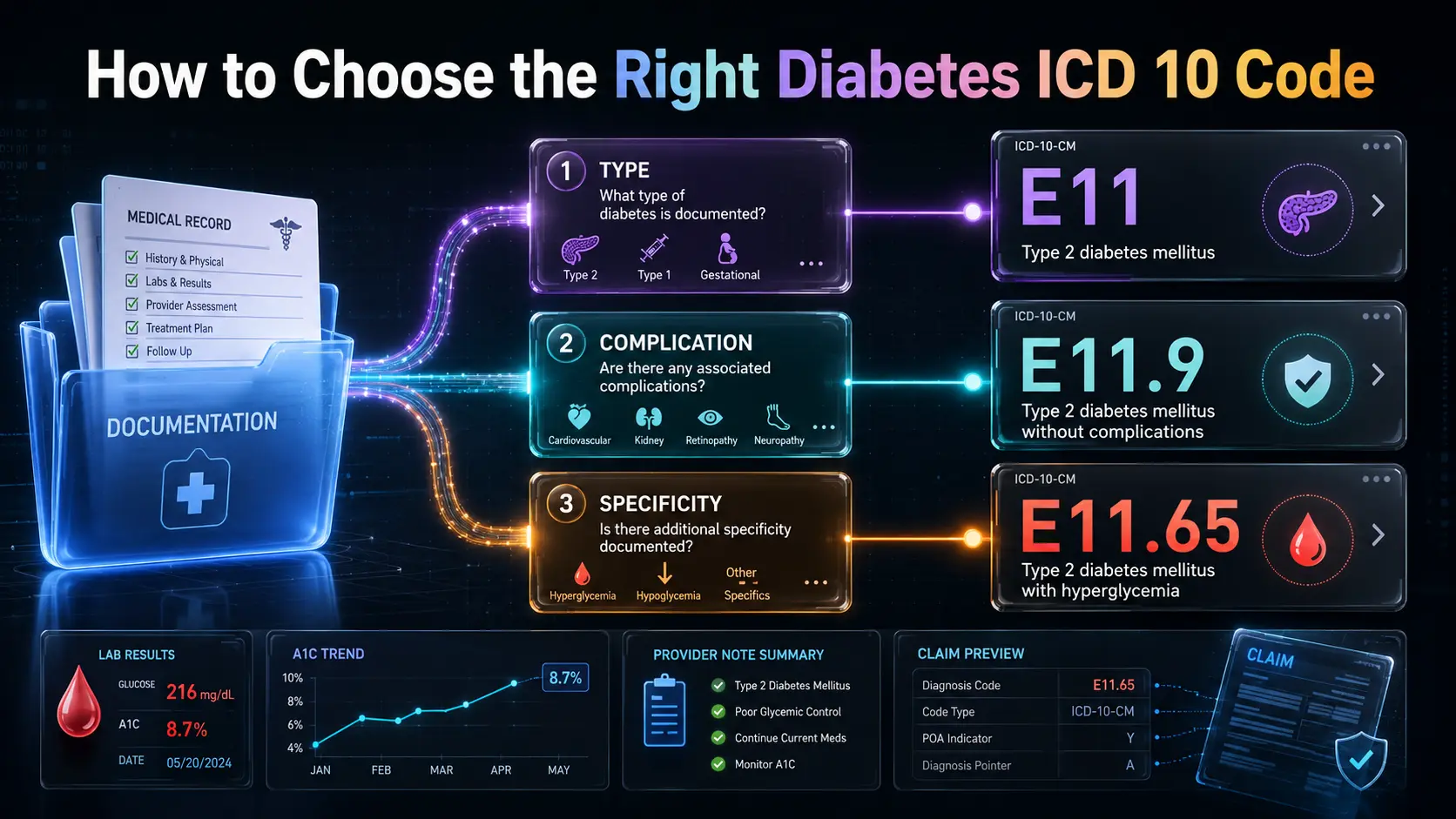 ICD 10 diabetes type 2
