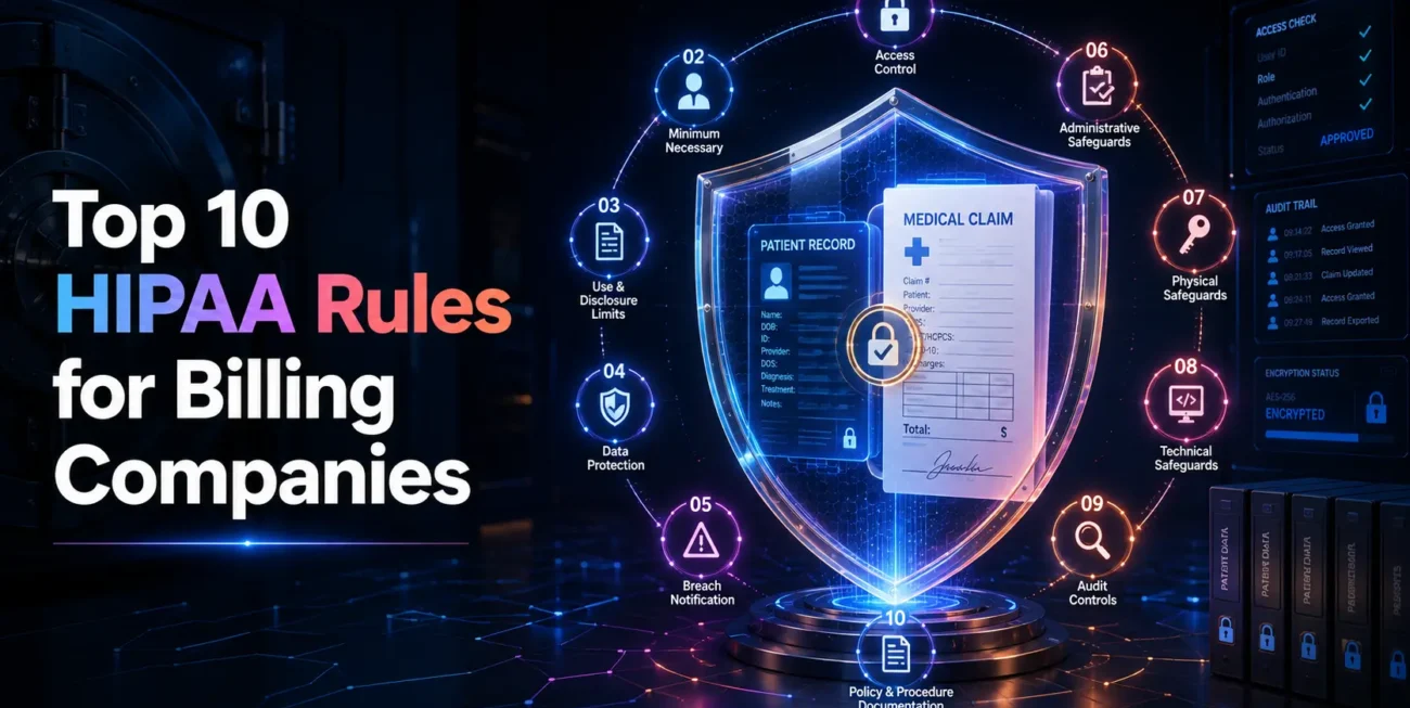 Top 10 HIPAA Rules for Billing Companies Complete Guide