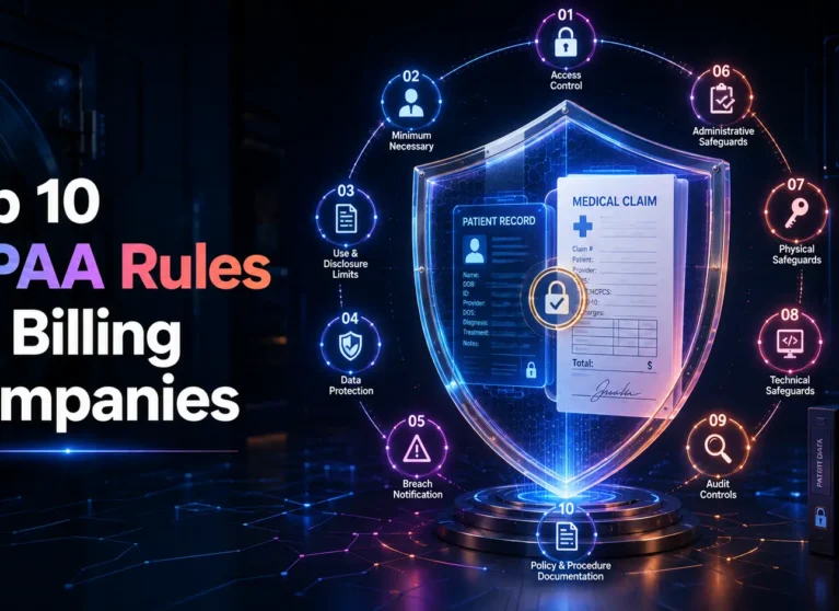 Top 10 HIPAA Rules for Billing Companies Complete Guide