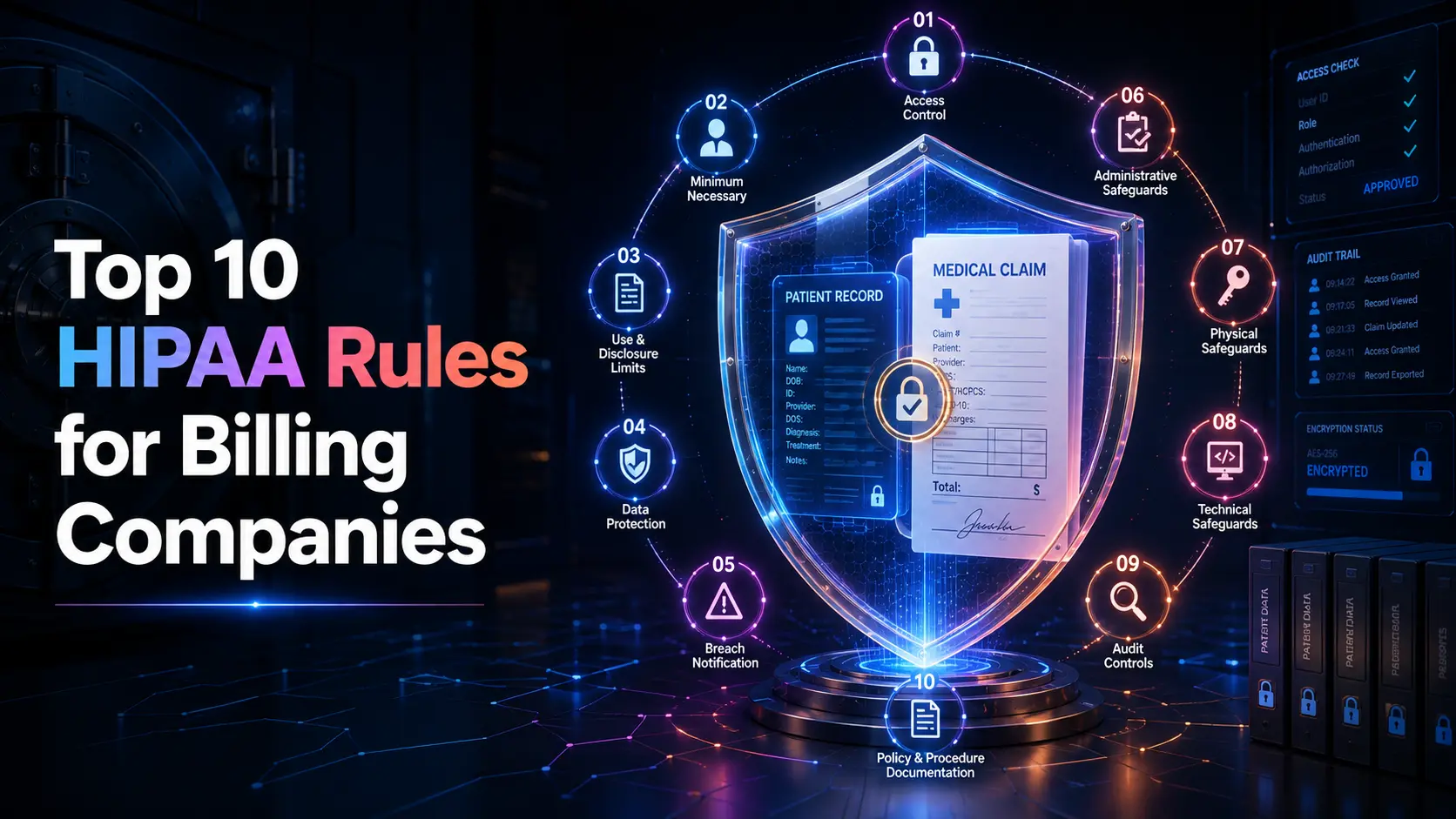 Top 10 HIPAA Rules for Billing Companies Complete Guide
