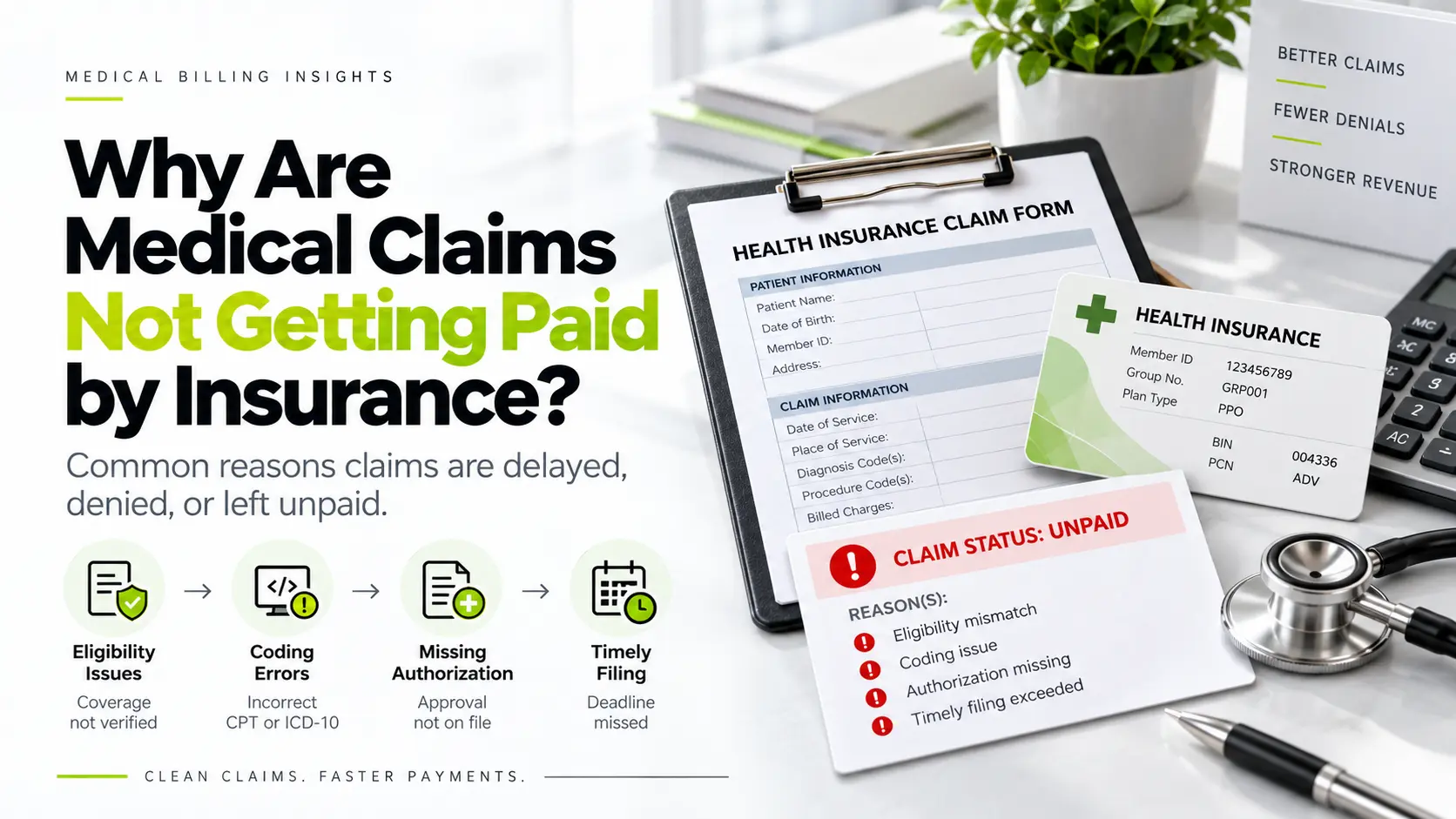 medical claims not getting paid